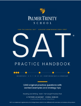 Cover of Palmer Trinity SAT Handbook